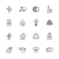 Ecological - Flat Vector Icons