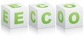 Ecological icon Royalty Free Stock Photo