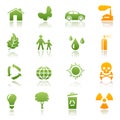 Ecological icon set