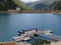 Ecological solar boat in the natural park of Cazorla