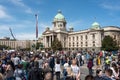 Ecological uprising demonstrations against the pollution of the environment in Belgrade, Serbia