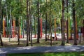 Ecological wooden playground