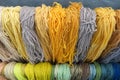 Ecological woolen threads Royalty Free Stock Photo