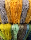 Ecological woolen threads Royalty Free Stock Photo