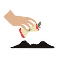 ecology bio compost icon