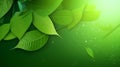 Ecology concept design background, clean energy, green, eco, earth day, Generative AI Royalty Free Stock Photo