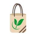 Ecology concept,eco-friendly fabric bag ideas.Vector illustration