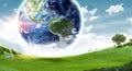 Ecology Earth concept - Elements of this image furnished by NASA