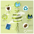 Ecology And Environment Infographic Element Royalty Free Stock Photo