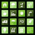 Ecology flat icons