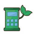 Ecology fuel isolated icon