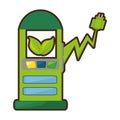 Ecology fuel isolated icon