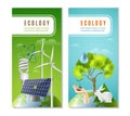 Ecology Green Energy 2 Vertical Banners