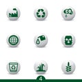 Ecology icon series Royalty Free Stock Photo