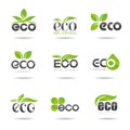 Ecology, icon set. Eco-icons