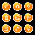 Ecology icons Royalty Free Stock Photo