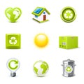 Ecology icons | Bella series Royalty Free Stock Photo