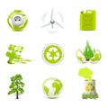 Ecology icons | Bella series Royalty Free Stock Photo