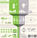 Ecology info graphics collection,