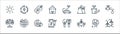Ecology line icons. linear set. quality vector line set such as eolic, ecology, eco fuel, ecology, seed, product, car, renewable