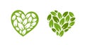 Ecology logo. Nature, natural label. Vector illustration