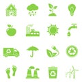Ecology and recycle icons Royalty Free Stock Photo