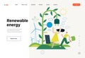 Ecology - Renewable energy Royalty Free Stock Photo