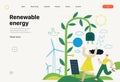 Ecology - Renewable energy Royalty Free Stock Photo