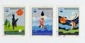 Ecology on stamps printed in Hungary in 1975 Royalty Free Stock Photo