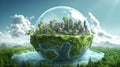 eco world ecology, sustainable, energy saving, climate change, green world