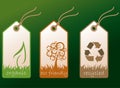 Ecology tags Royalty Free Stock Photo