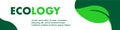 Ecology Template. Ecology Banner. Royalty Free Stock Photo