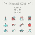 Ecology thin line icon