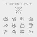 Ecology thin line icon