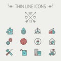 Ecology thin line icon