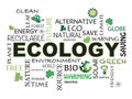 Ecology word background