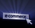 Ecommerce button Royalty Free Stock Photo