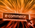 Ecommerce button Royalty Free Stock Photo
