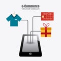 Ecommerce design, vector illustration. Royalty Free Stock Photo