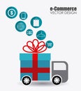 Ecommerce design, vector illustration. Royalty Free Stock Photo