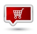 Ecommerce icon prime red banner button Royalty Free Stock Photo