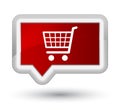 Ecommerce icon prime red banner button Royalty Free Stock Photo