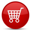 Ecommerce icon special red round button Royalty Free Stock Photo