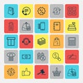 Ecommerce Icons Set. Collection Of Recommended, Recurring Payements, Gavel And Other Elements. Also Includes Symbols Royalty Free Stock Photo