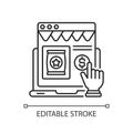 Ecommerce linear icon