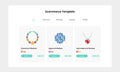 Ecommerce Product Store Web Template - UI Web Design