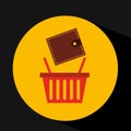 ecommerce shopping icon Royalty Free Stock Photo