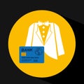 ecommerce shopping icon Royalty Free Stock Photo