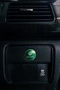 Econ button on dashboard of modern car