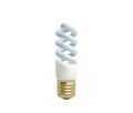 Econom Lighting Bulb 3d render on white background no shadow Royalty Free Stock Photo
